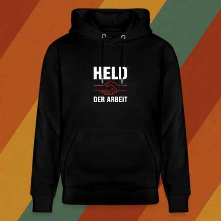 Kapuzenpullover Held der Arbeit