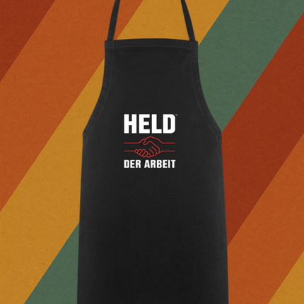 Kochschürze Held der Arbeit