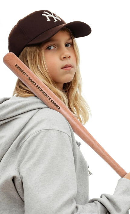 Mini-Baseballschläger Holz Graviert