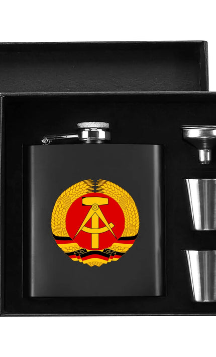 Taschenflaschen-Set Wappen