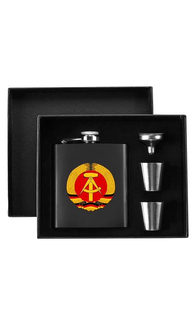 Taschenflaschen-Set Wappen