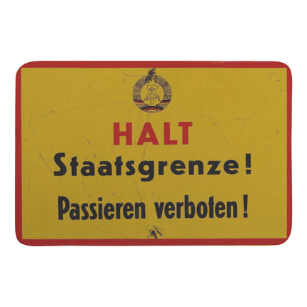 Fußmatte Halt Staatsgrenze (Groß)