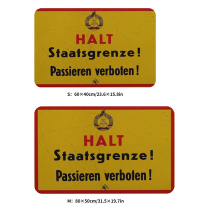 Badvorleger Halt Staatsgrenze