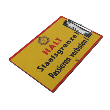 Klemmbrett Staatsgrenze