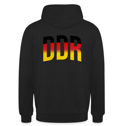DDR Kapuzenpulli - Schwarz