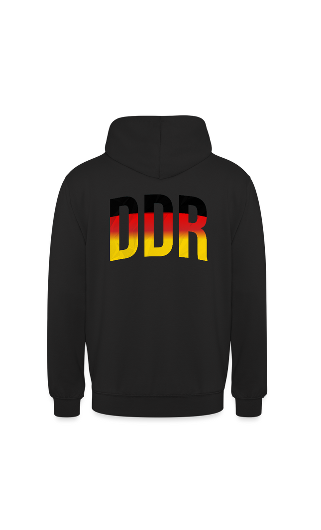 DDR Kapuzenpulli - Schwarz