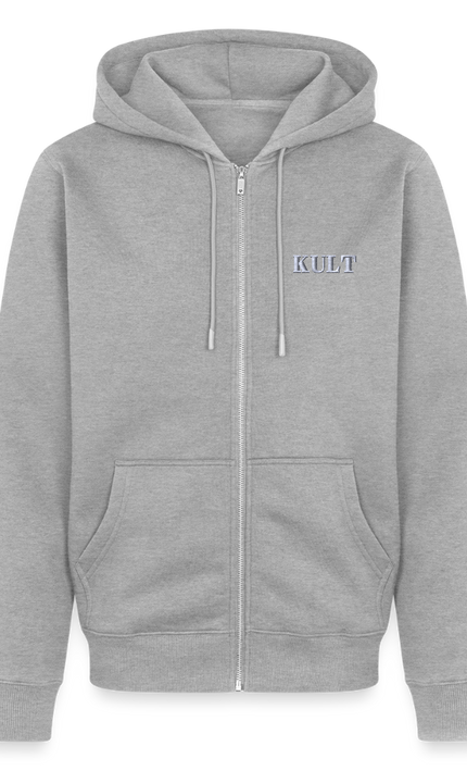 DDR KULT Kapuzenjacke - Grau meliert