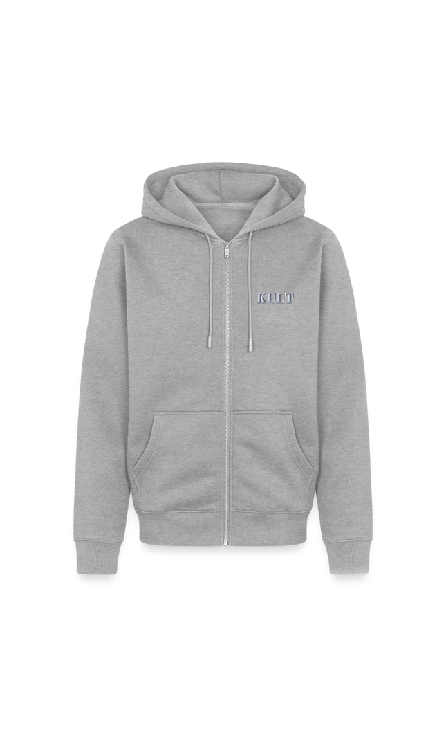 DDR KULT Kapuzenjacke - Grau meliert