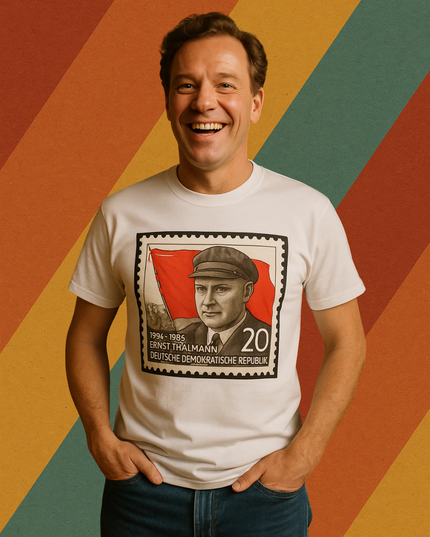 T-Shirt Ernst Thälmann Briefmarke