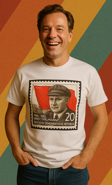T-Shirt Ernst Thälmann Briefmarke
