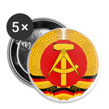 DDR ANSTECKER - Weiß