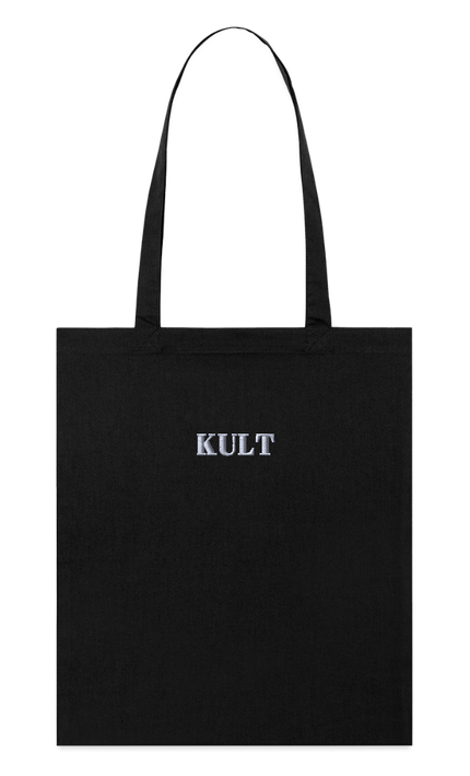 KULT Stoffbeutel - Schwarz