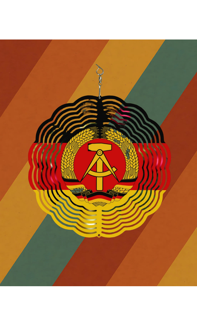 Windspiel Weihnachtsbaum aus Aluminium