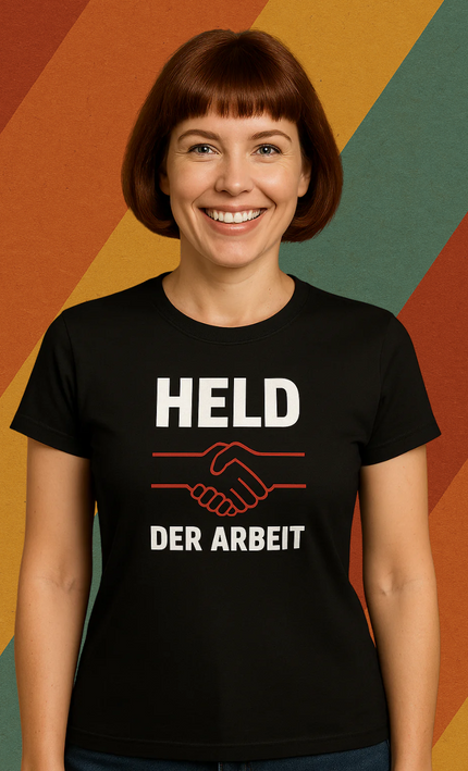 Damen T-Shirt Held der Arbeit
