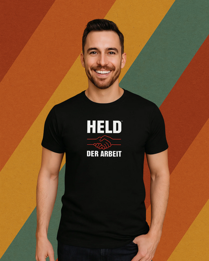Herren T-Shirt Held der Arbeit