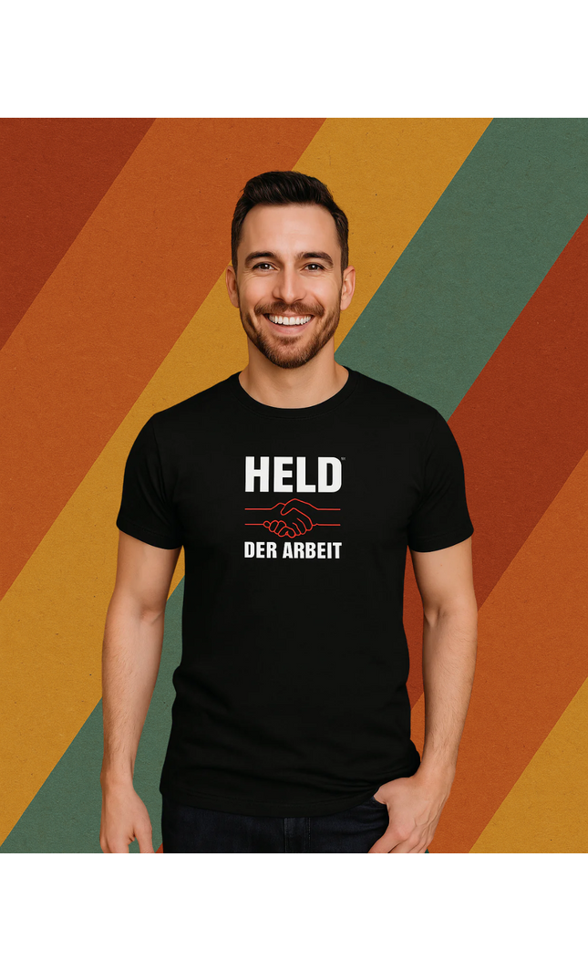 Herren T-Shirt Held der Arbeit