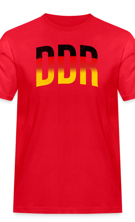 DDR WAPPEN T-Shirt - Rot