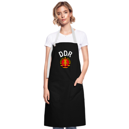 Kontrastschürze - Schwarz/Weiß