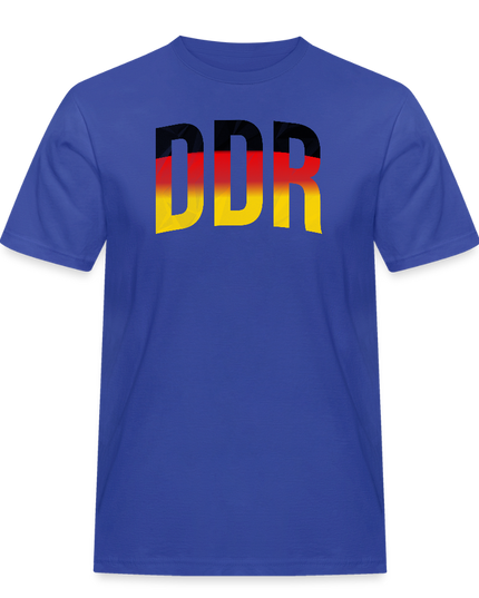 DDR WAPPEN T-Shirt - Royalblau