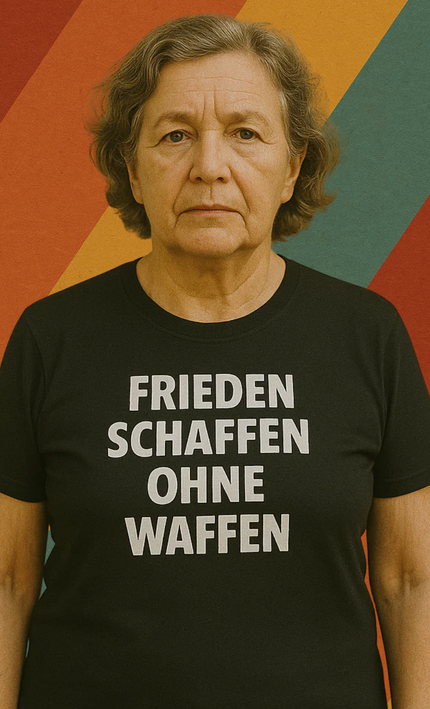 T-Shirt Frieden schaffen ohne Waffen