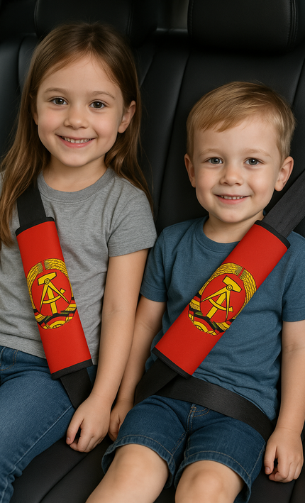 KFZ-Gurtpolster Flagge (Paar)