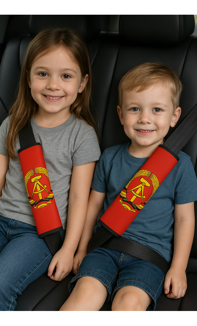 KFZ-Gurtpolster Flagge (Paar)