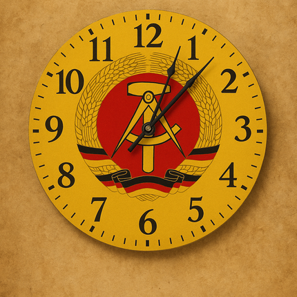 Wanduhr Staatswappen