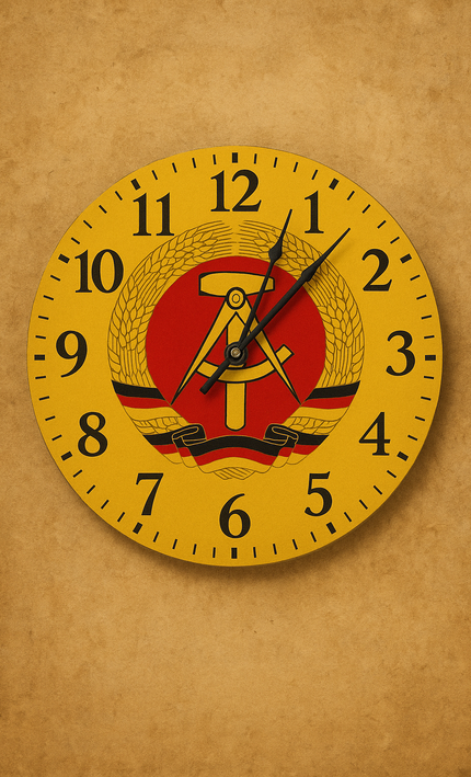 Wanduhr Staatswappen