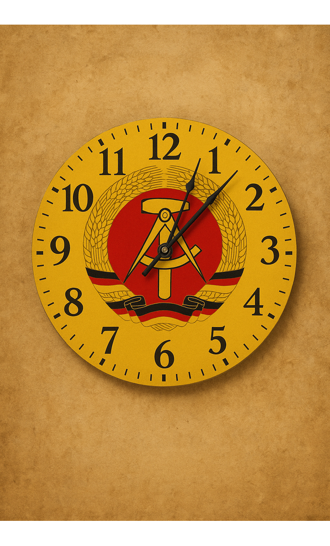 Wanduhr Staatswappen