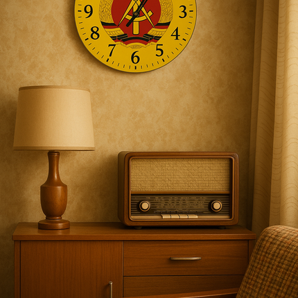 Wanduhr Staatswappen