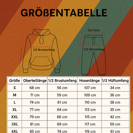 Auffälliger DDR Jogginganzug für Mottoparty und Karneval