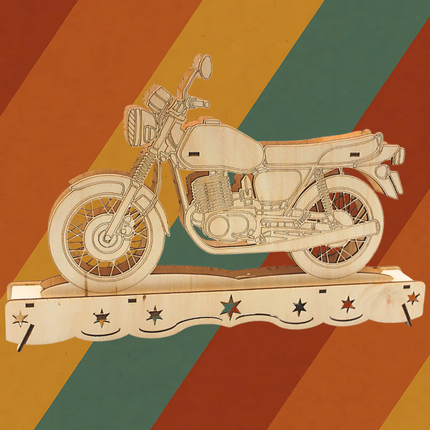 Ostalgie Schwibbogen MZ ETZ 250