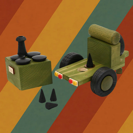 Räucherfigur Gulaschkanone NVA