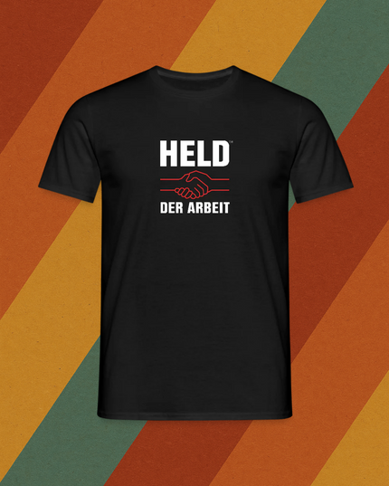 Herren T-Shirt Held der Arbeit