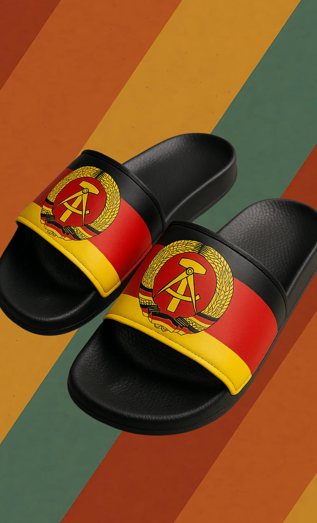 Rutschfeste Sohle DDR Badeschlappen Schwimmbad Schuhe