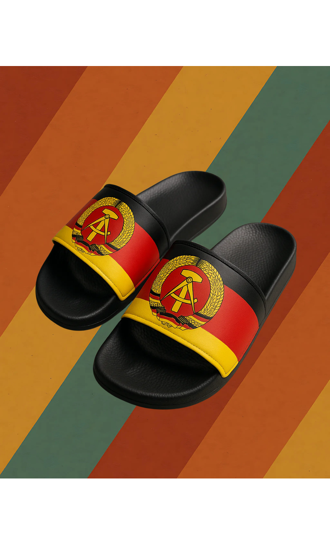 Rutschfeste Sohle DDR Badeschlappen Schwimmbad Schuhe