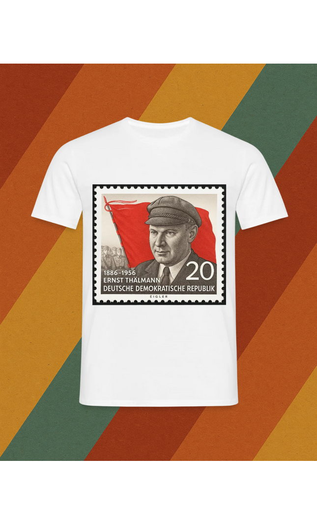 T-Shirt Ernst Thälmann Briefmarke