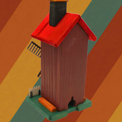 Räucherhaus Windmühle – XL Holzkunst