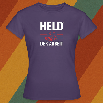 Damen T-Shirt Held der Arbeit