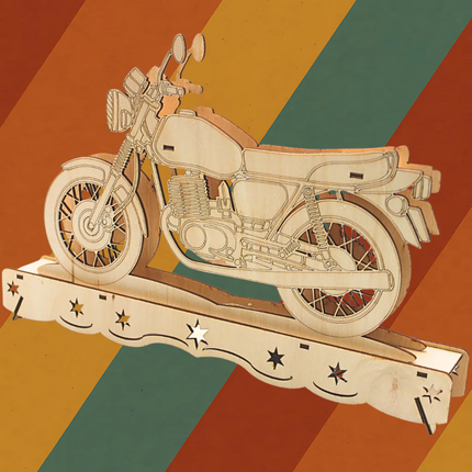 Ostalgie Schwibbogen MZ ETZ 250