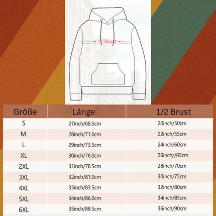 Kängurutasche DDR Hoodie weicher Stoff