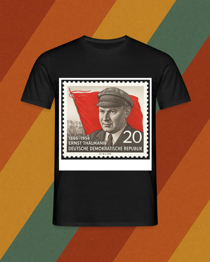 T-Shirt Ernst Thälmann Briefmarke