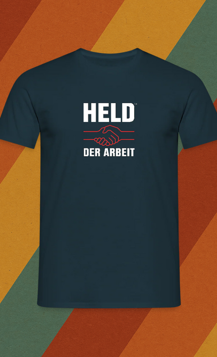 Herren T-Shirt Held der Arbeit