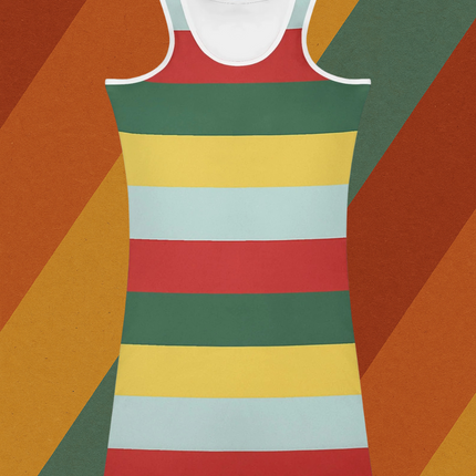 Minikleid Streifenlook