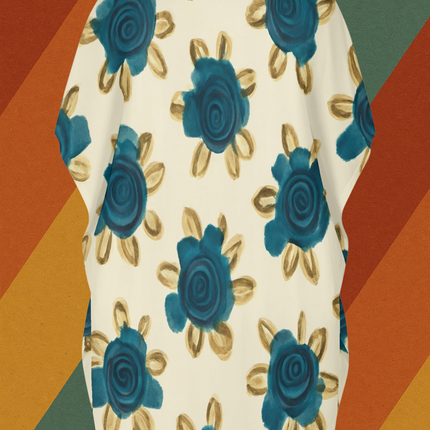 Kleid Blumenmuster Oma