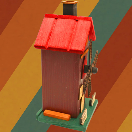 Räucherhaus Windmühle – XL Holzkunst