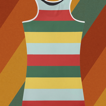 Minikleid Streifenlook