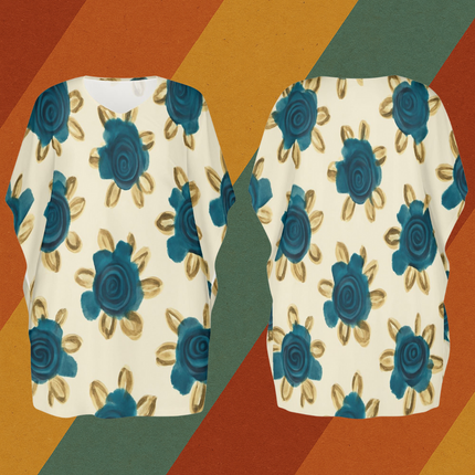 Kleid Blumenmuster Oma