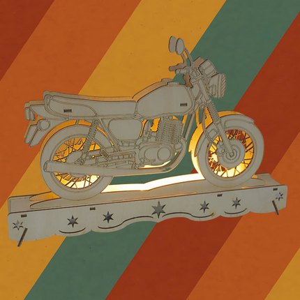 Ostalgie Schwibbogen MZ ETZ 250