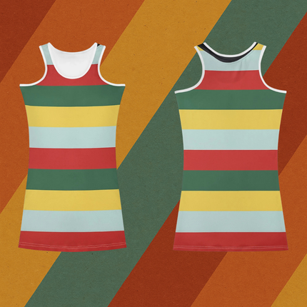 Minikleid Streifenlook